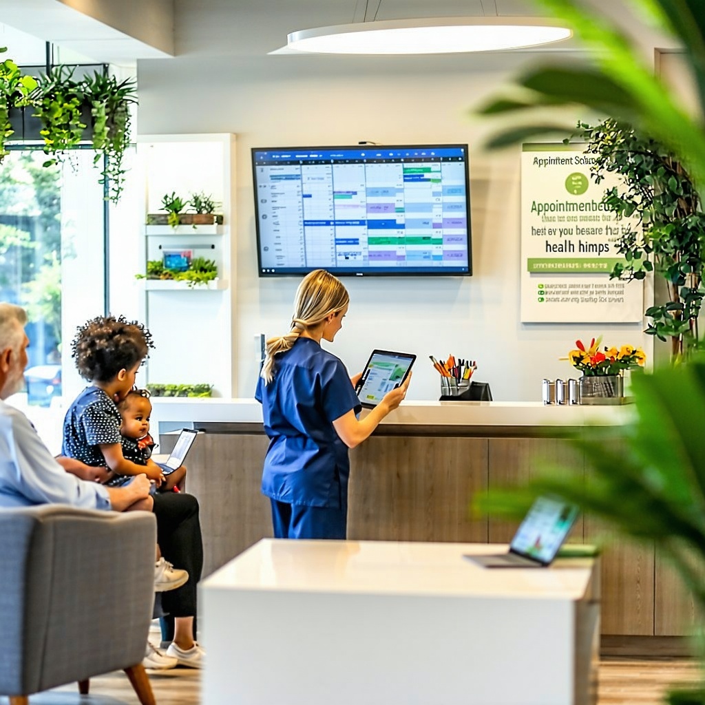 small healthcare office, symbolizing thriving small healthcare practice management.”